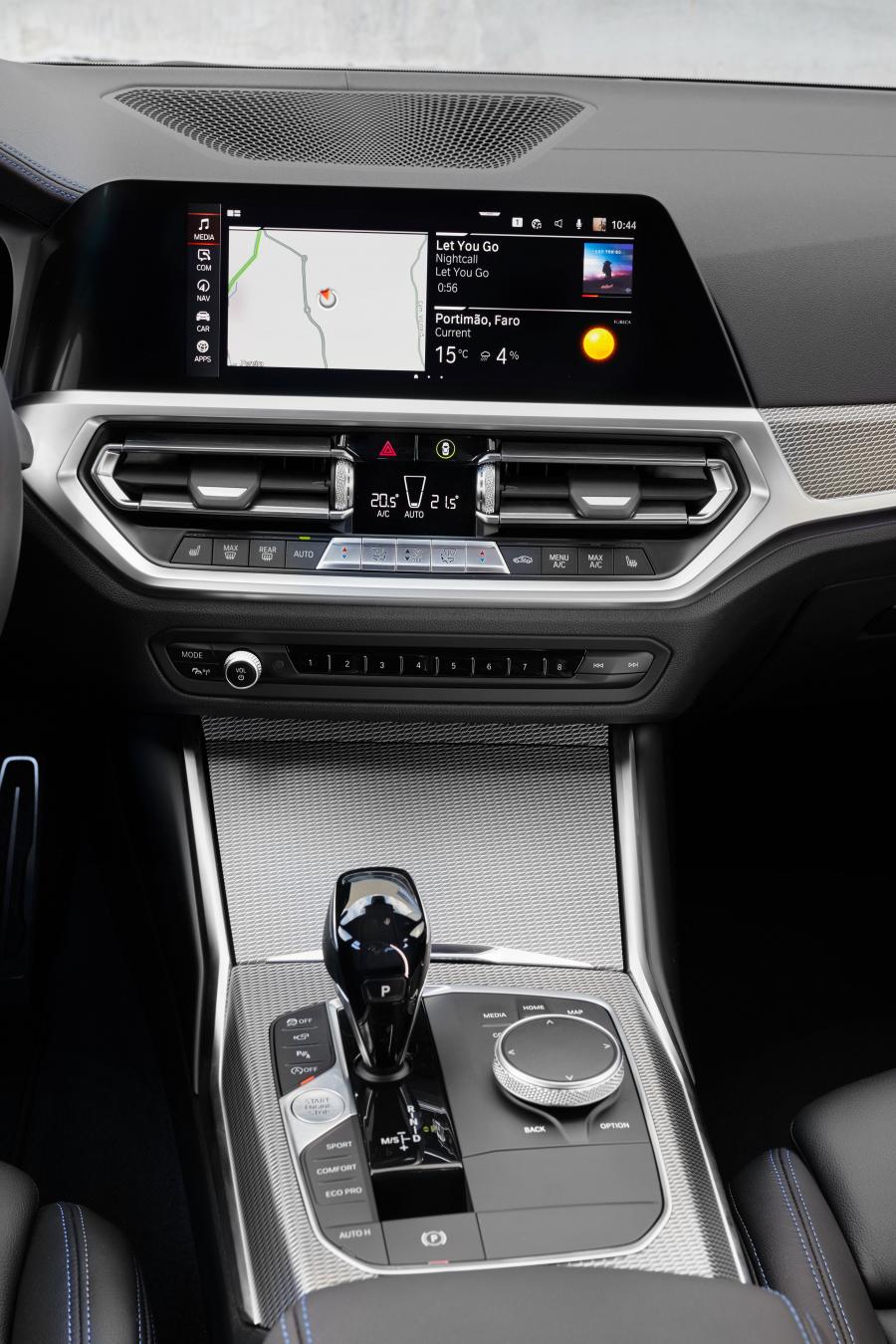 Детали интерьера BMW 330i M Sport (G20) 2019 года  (WW) (фото 184 из 284)